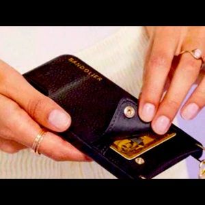 New with tags bandolier genuine leather iPhone 11 Pro case.